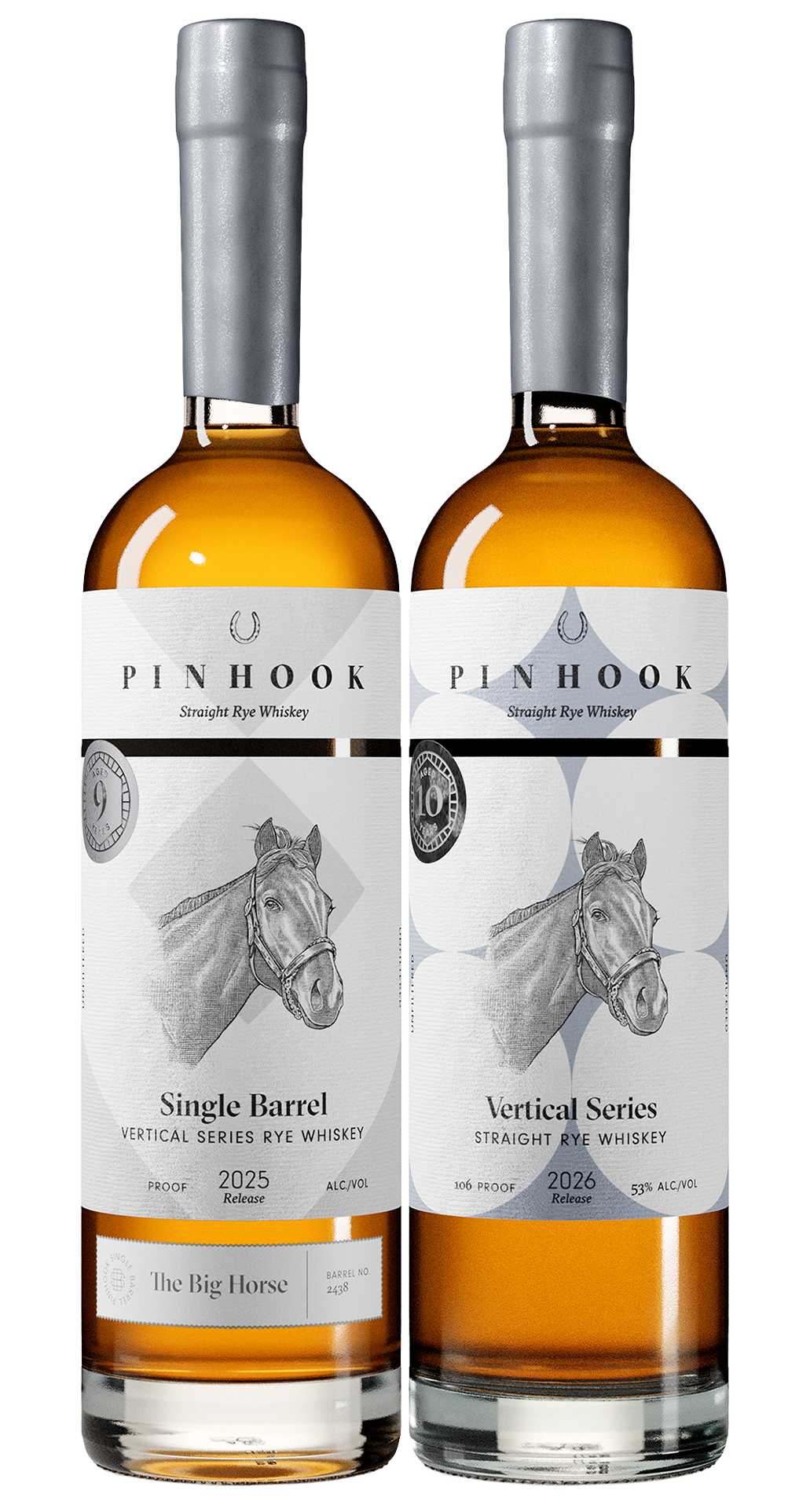 Vertical Series Rye 10 Year & The Big Horse Single Barrel Rye 9 Year